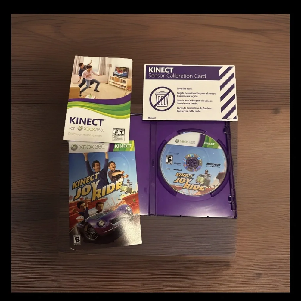 Microsoft Kinect Joy Ride for Xbox 360 - Blue and Purple